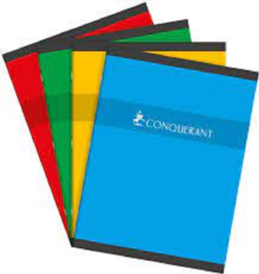 CAHIER 24X32-CONQUERANT-SEYES