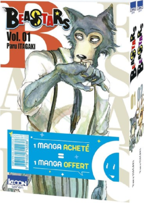 PACK OFFRE DECOUVERTE BEASTARS T01 & T02 de ITAGAKI PARU